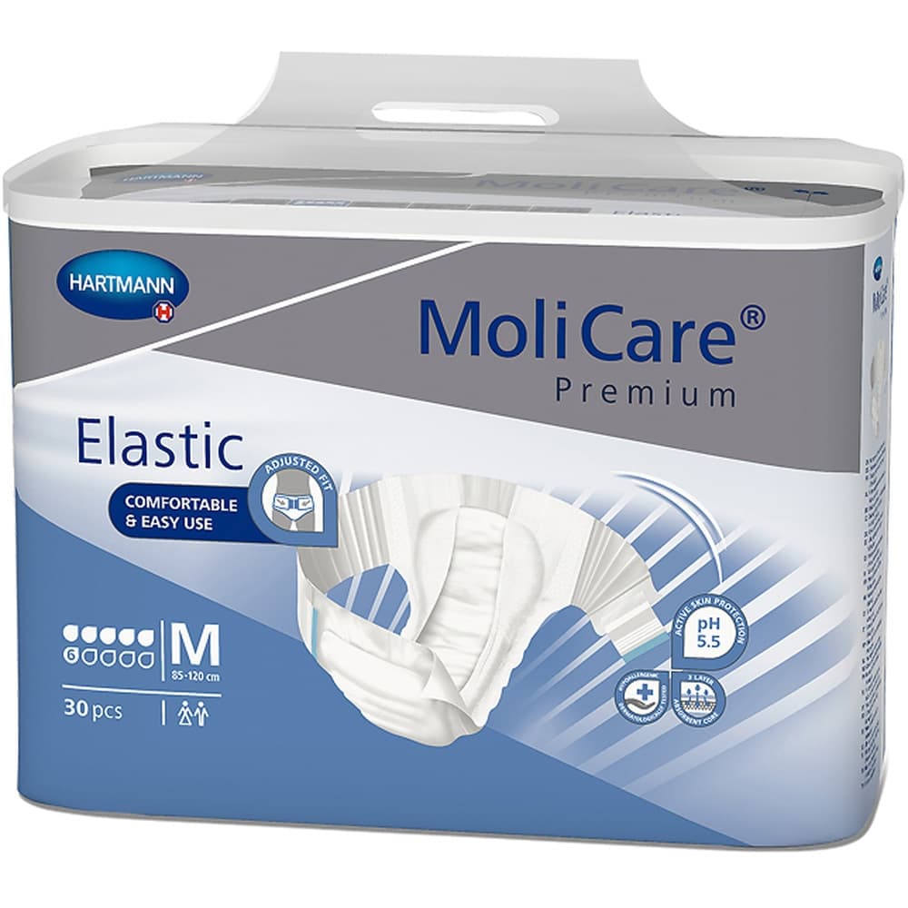 MoliCare Premium Elastic 6 Gouttes - Taille M - Changes complets