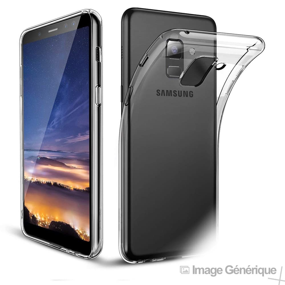 Coque Silicone Transparente pour Samsung Galaxy A8