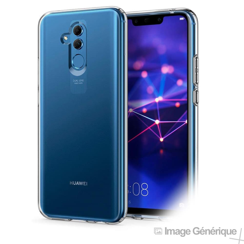 Coque Silicone Transparente pour Huawei Mate 20 Lite